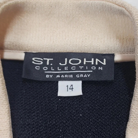 St. John Collection by Marie Gray Zip Up Long Sleeve Blazer Women's 14 -8184 - Picture 3 of 13